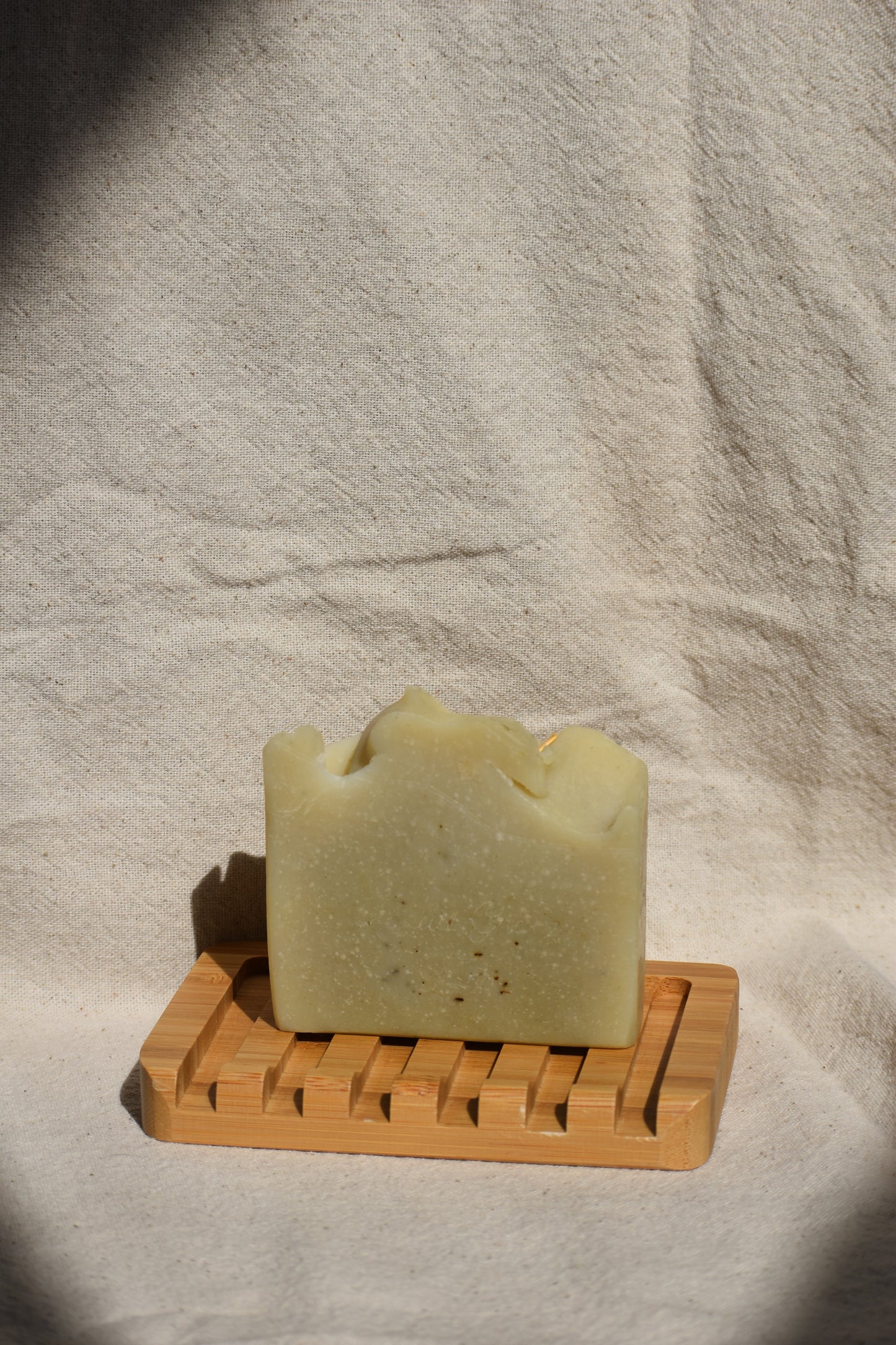 Self-Draining Bamboo Soap Dish